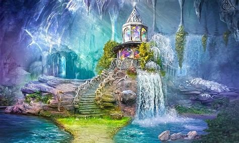 Waterfall magic cabin